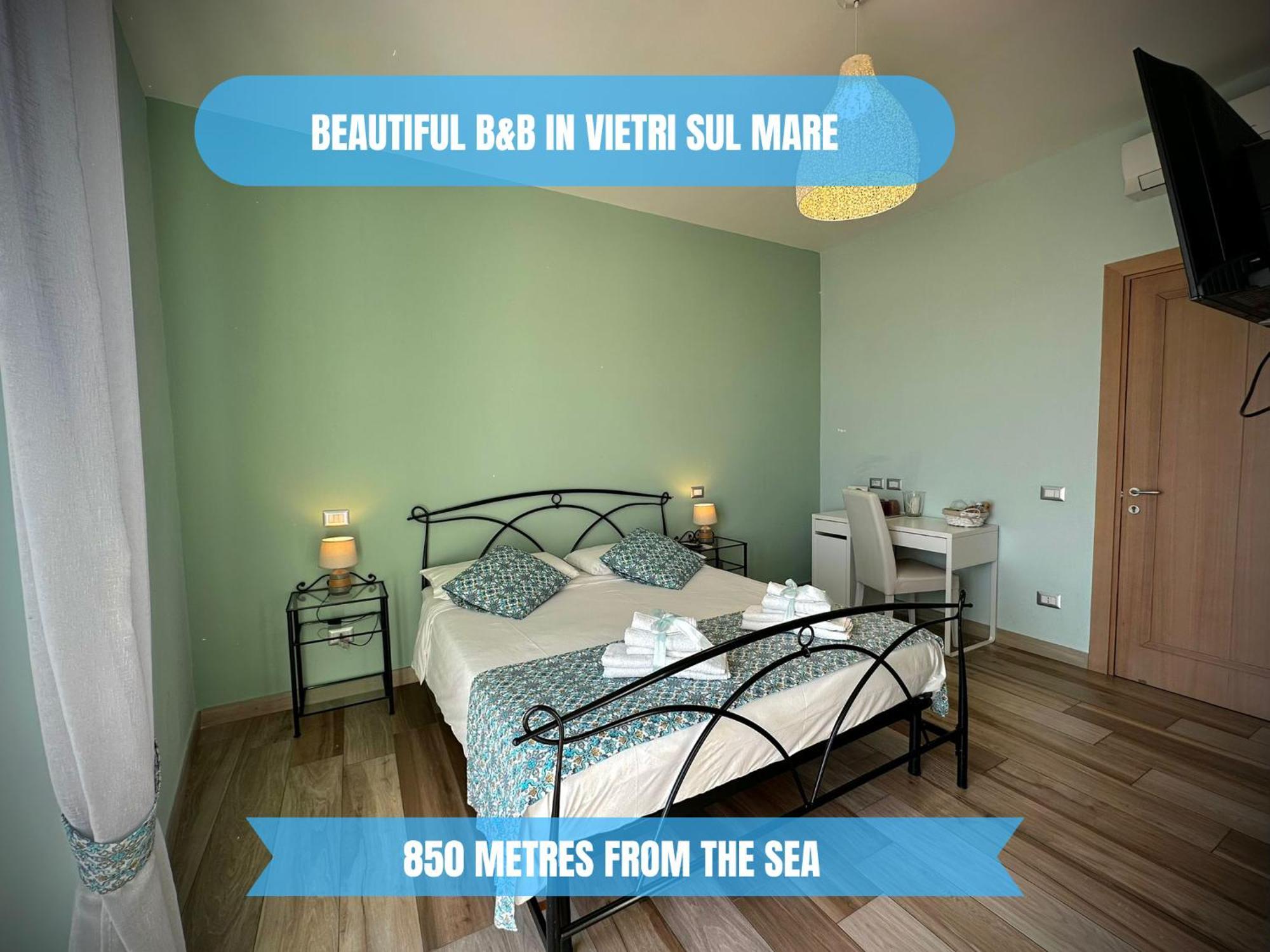 לינה וארוחת בוקר Vietri ---5 Minutes From The Sea ---Panorama And A-C מראה חיצוני תמונה