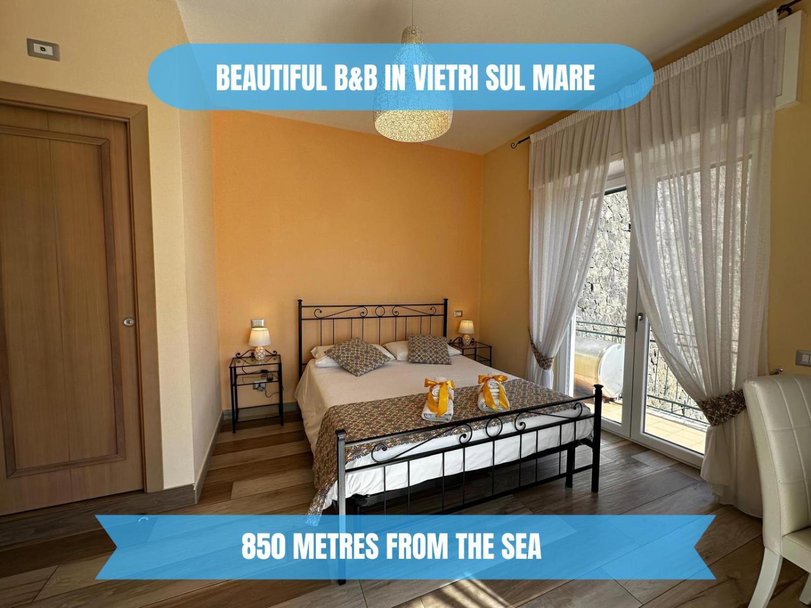 לינה וארוחת בוקר Vietri ---5 Minutes From The Sea ---Panorama And A-C מראה חיצוני תמונה